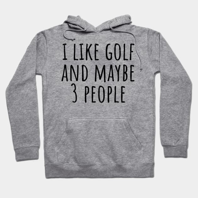 funny golf Hoodie by Circle Project